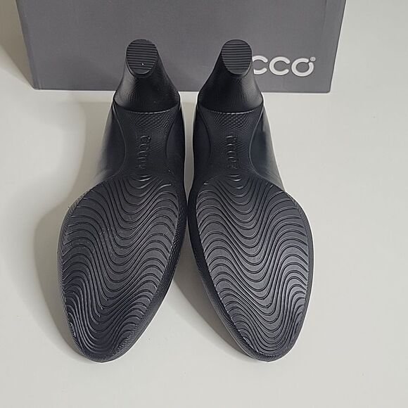 $170 ECCO LEATHER NO SLIP COMFORT CAREER FLIGHT ATTENDANT HEELS 41 10 10.5 NEW - Picture 7 of 12